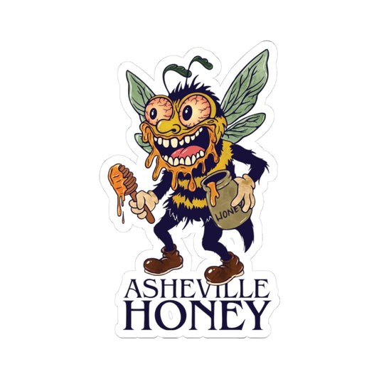 Asheville Honey Bee Sticker