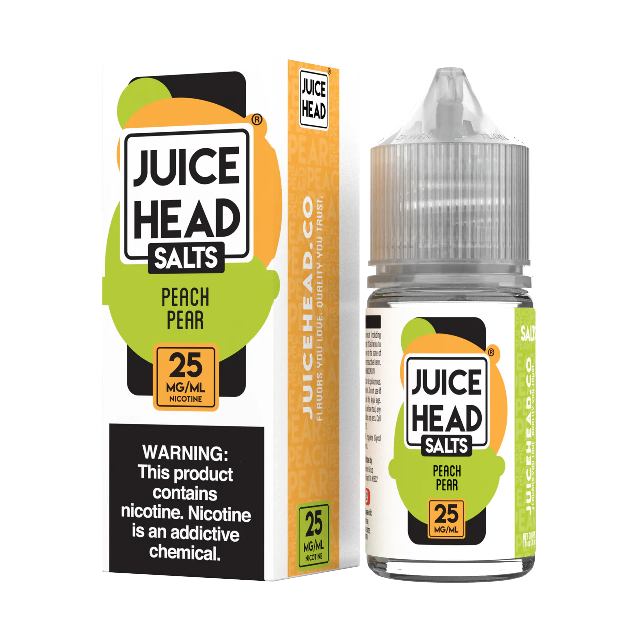 Juice Head SALTS - Peach Pear 30ML
