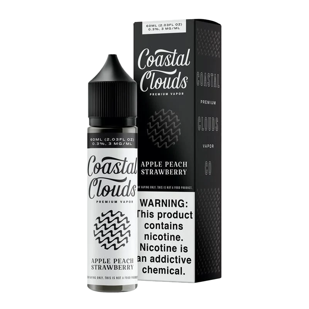 Costal Clouds – Apple Peach Strawberry 60ML