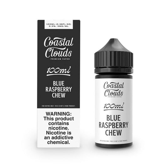 Coastal Clouds Blue Raspberry Chew 100ML