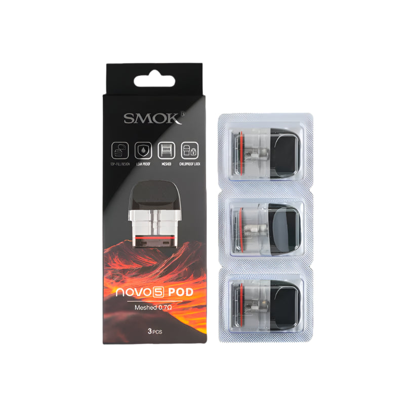 Smok Novo 5 Replacement Pods (3pc)