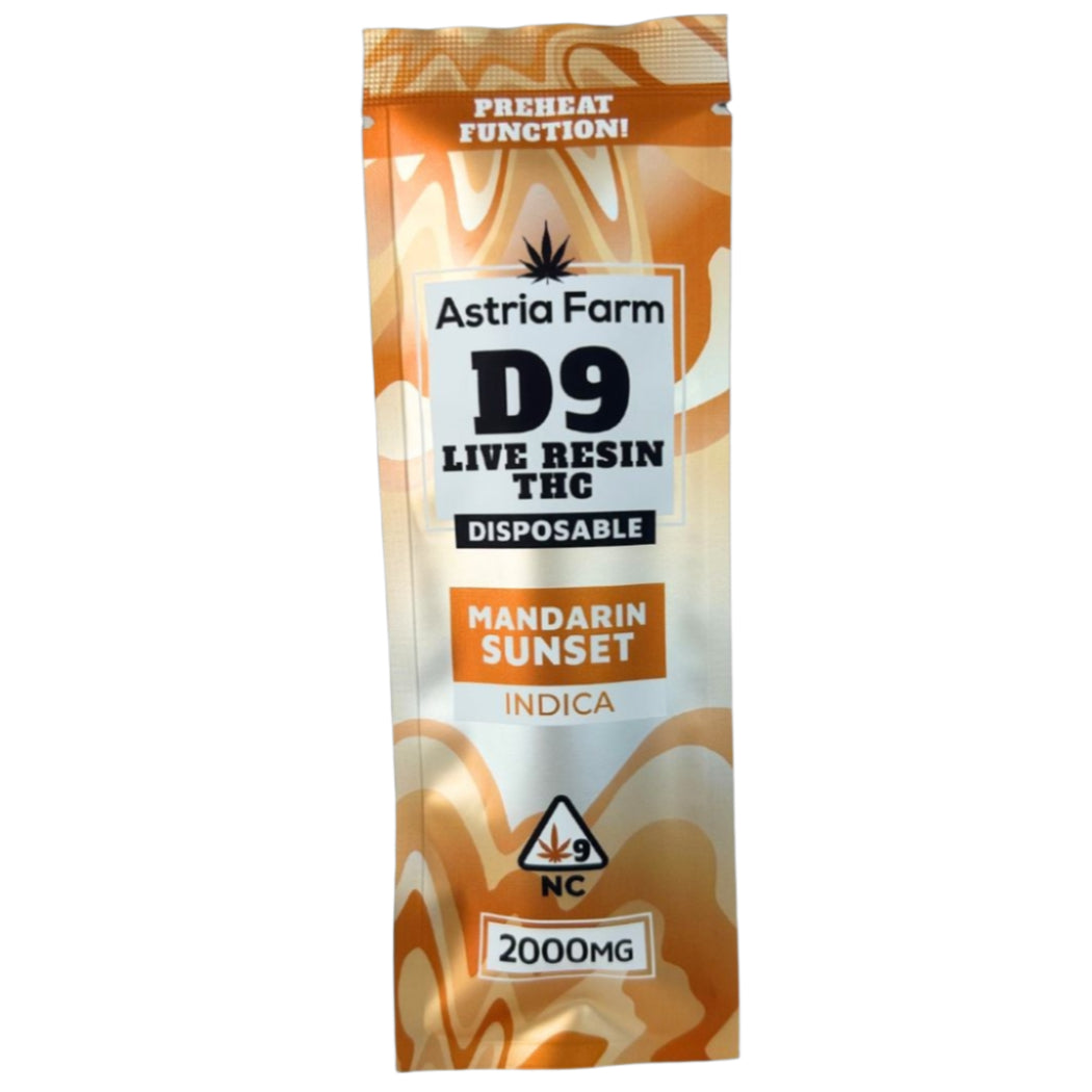 Astria Farm - D9 Disposable Vape - Asheville Vapor