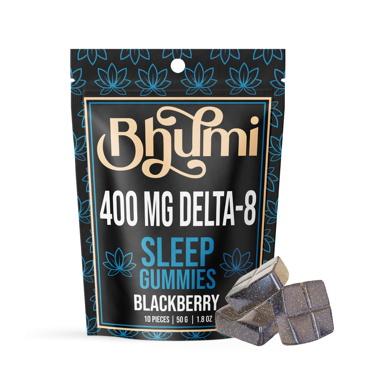 Bhūmi Sleep Blackberry D8 Gummies | 400mg - Asheville Vapor