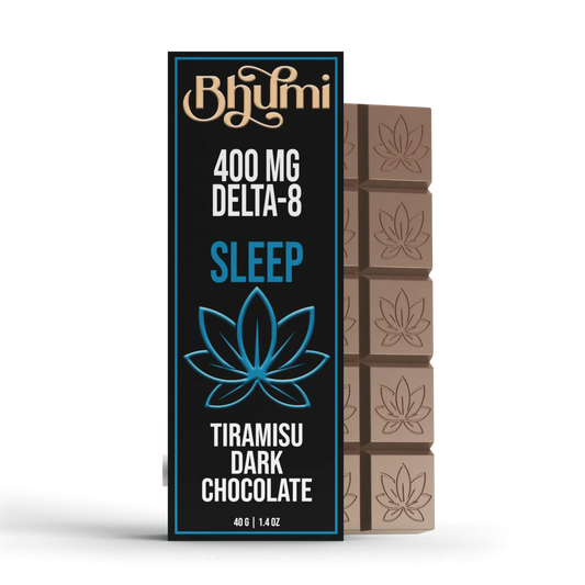 Bhūmi Sleep D8 Tiramisu Chocolate Bar | 400mg - Asheville Vapor