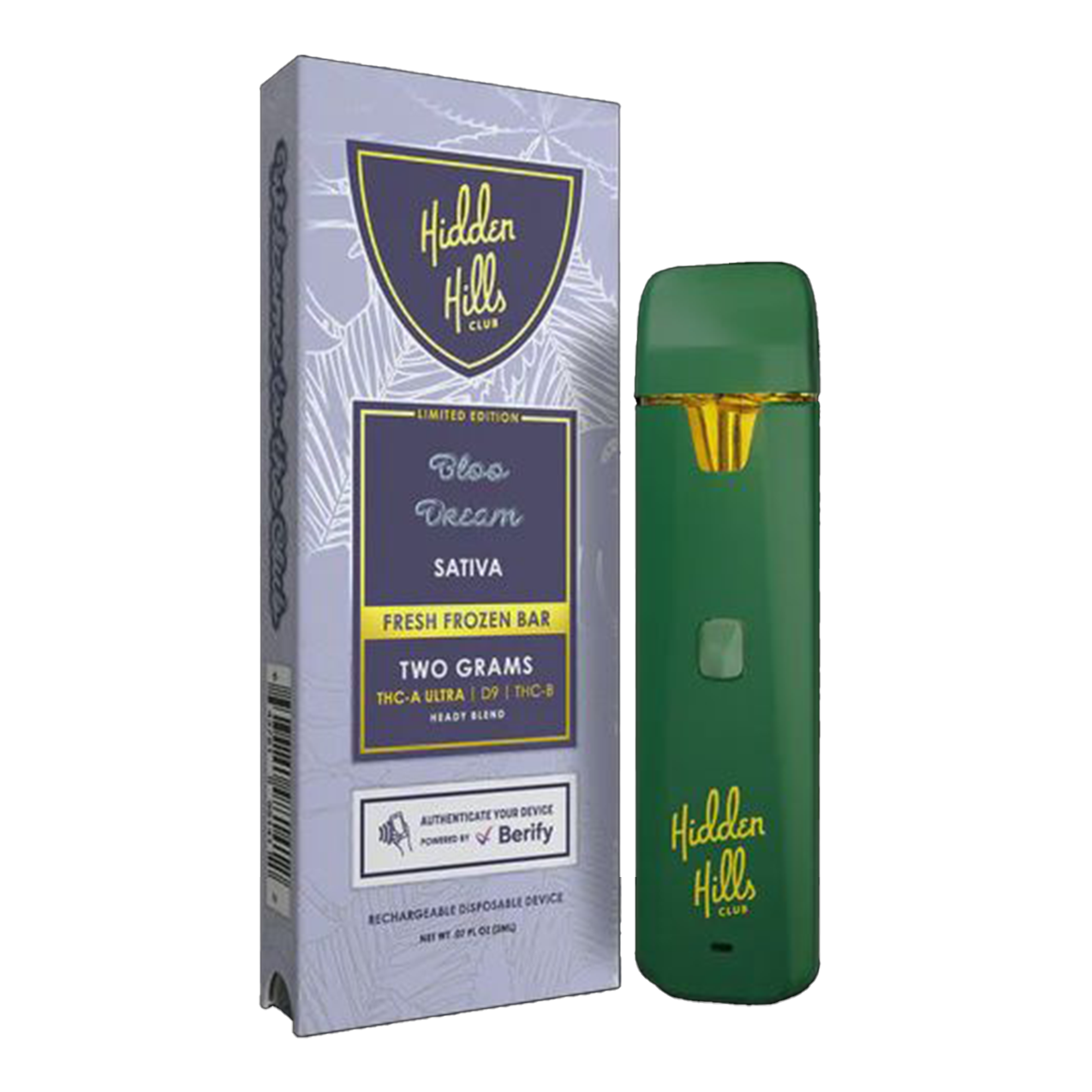 Hidden Hills Live Resin Disposable Vape | 2g - Asheville Vapor