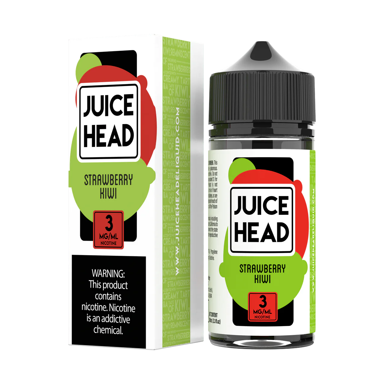 Juice Head – Strawberry Kiwi 100ML - Asheville Vapor
