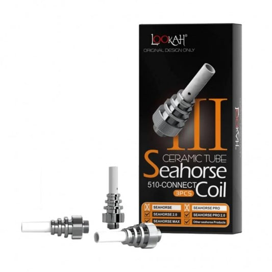 Lookah Seahorse Coil Type III SINGLE COIL - Asheville Vapor