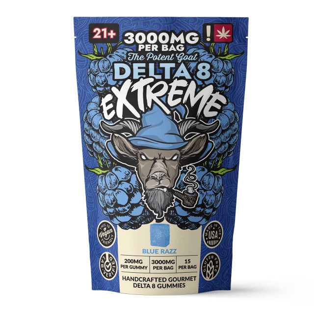 The Potent Goat Delta 8 Extreme Gummies - Asheville Vapor