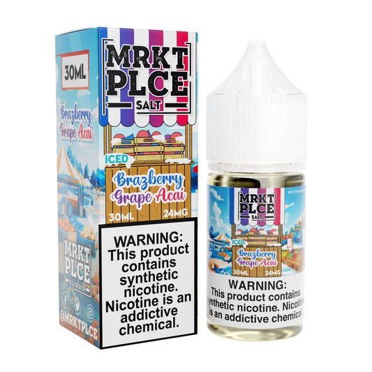 MRKT PLCE SALTS - Brazberry Grape Acai ICED 30ML