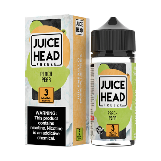 Juice Head – Peach Pear Freeze 100ML - Asheville Vapor