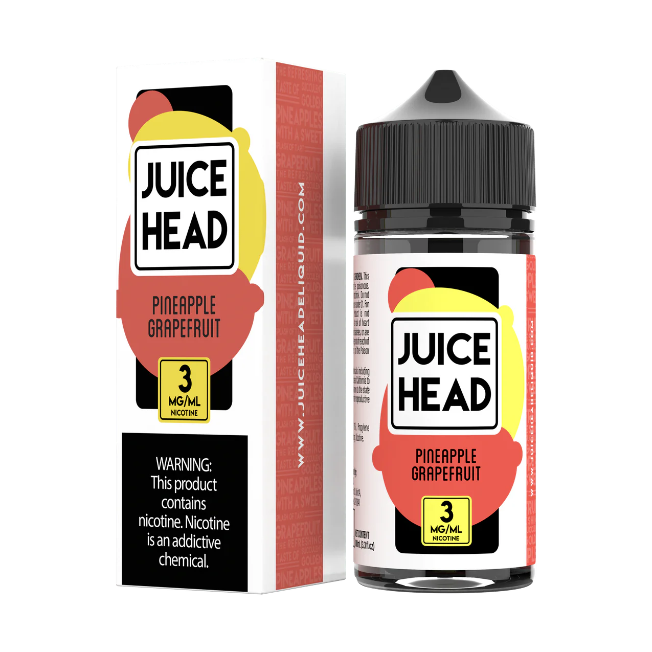 Juice Head – Pineapple Grapefruit 100ML - Asheville Vapor