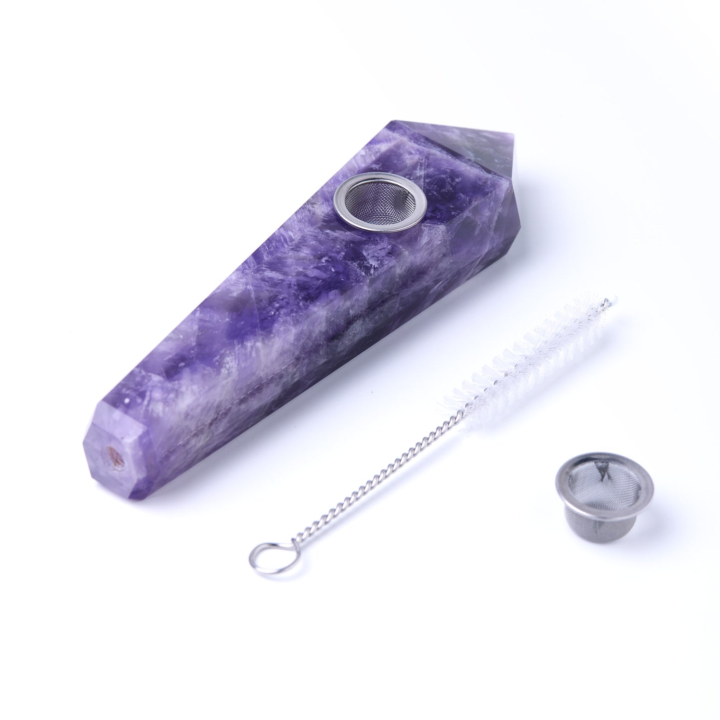 Gemstone Pipe - Amethyst