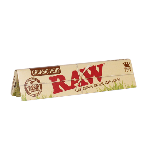 RAW Organic King Size Slim Papers - Asheville Vapor